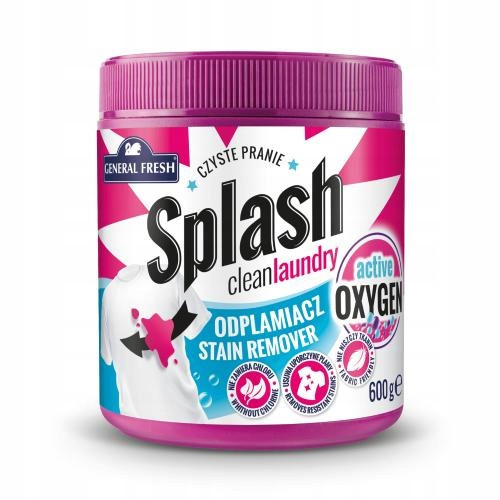  STAIN REMOVER for Fabrics active oxygen without chlorine General Fresh Splash - 600g