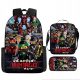  Ninjago School Set, A4 Backpack, Bag, Pencil Case, High Quality