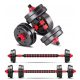  Adjustable Bituminous Dumbbells 10kg 2x5kg Barbell Set