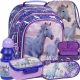  Backup Multi-colored school backpack with multiple compartments