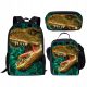  JURASSIC PARK WORLD SCHOOL SET BACKPACK, A4 BAG, PENCIL CASE of high quality