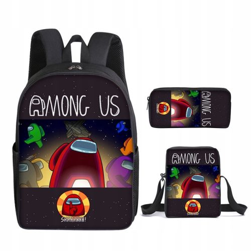  AMONG US SCHOOL SET BACKPACK, A4 BAG, PENCIL CASE of high quality