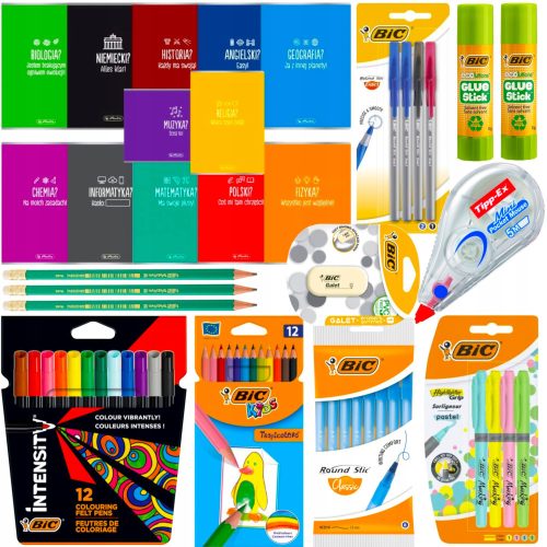  BIC school equipment for grades 4–8