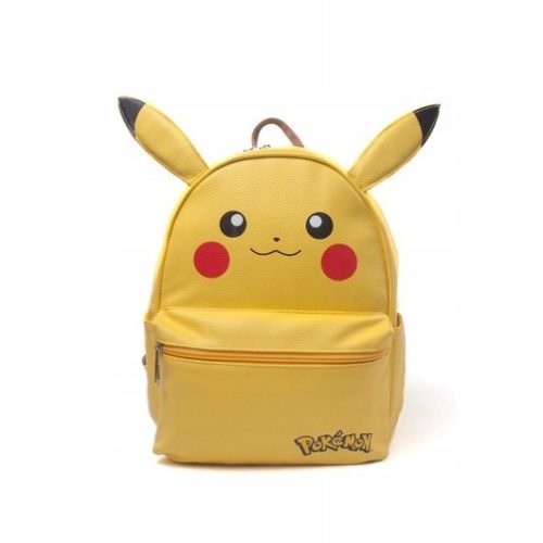  Pokemon Diffuzed school backpack with one compartment. Yellow and gold tones