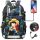  Backpack One-piece USB Book School Bag Large Capacity Student School Bags