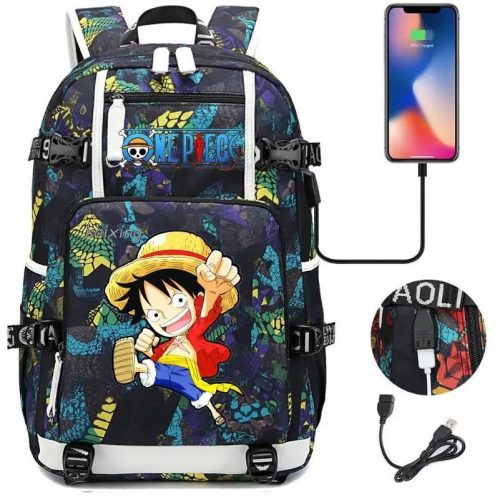  Backpack One-piece USB Book School Bag Large Capacity Student School Bags