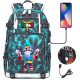  Standard Mico Brawl Stars backpack with USB charging. Large capacity