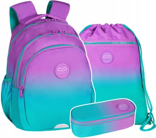  OMBRE SCHOOL BACKPACK TURQUOISE GRADIENT COOLPACK PICK + 2 more products