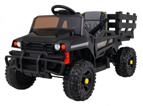  Farmer Pick-up Car for Children Black + Remote Control + Trunk + Shovel + EVA +