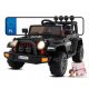  Full Time 4WD Off-Road Vehicle for Children Black + 4x4 Drive + Remote Control + Audio L