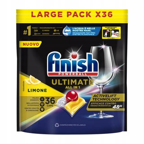  FINISH TABLETS ULTIMATE LEMON 36PCS