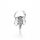  Silver small scorpion pendant 925