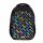 HEAD SKATEBOARDS Black Backpack with Colorful Skateboard Design for School Style