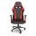  SPC Gear SR300 V2 Gaming Chair, Black and Red Faux Leather