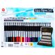  Aqua Art Markers, Watercolor Pencils, 36-Piece Set for Drawing on a Mat