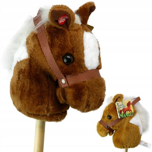  HORSE ON A STICK HOBBY HORSE horse on a stick PLUSH horse head SOUND plush toy