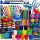  SCHOOL SET FOR CLASSES 1-3 KIDEA PAINTS Colored pencils Plasticine SCISSORS