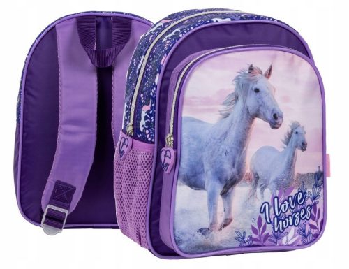  Derform school backpack with multiple compartments purple tones, pink tones