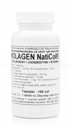  NatiCol Collagen + Hyaluronic Acid + Chondroitin + Vit C Tablets Horseshoe