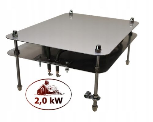  Heater with deflector for smokehouses and dryers with a power of 2.0 kW 2000 W