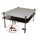  Heater with deflector for smokehouses and dryers with a power of 2.0 kW 2000 W