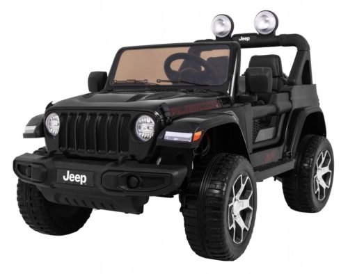  Jeep Wrangler Rubicon Battery for Kids Black + Remote Control + MP3 Radio