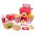  WOODEN HAMBURGER FASTFOOD HAPPYMEAL LARGE SET cooking fun