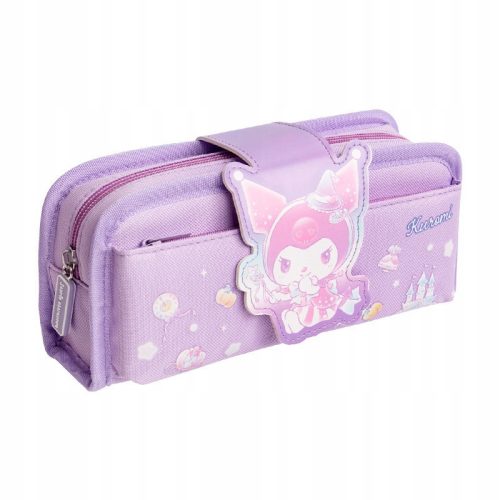  LARGE MULTIFUNCTIONAL PENCIL CASE WITH THREE PARTS, KUROMI MELODY CINNAMOROLL