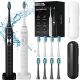  SET 2X SONIC TOOTHBRUSH HOUSING, 5 MODES, 8 ALPHA TIPS