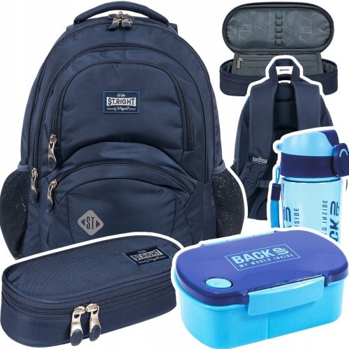  ST.RIGHT school backpack with multiple compartments blue tones 26 l + 3 more products