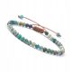  Women's String Bracelet Natural Stone Peruvian Turquoise 3mm