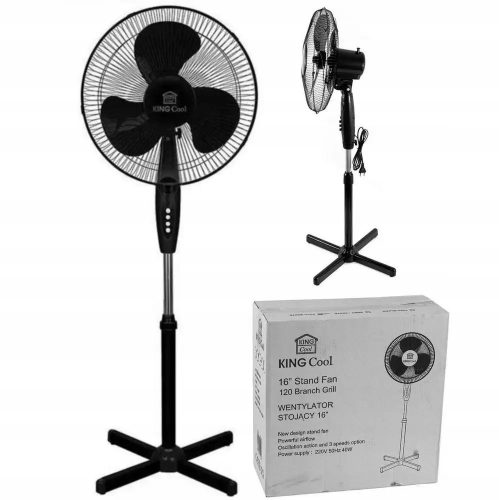  Kinghoff KC-2124wht Portable 41mm Fan