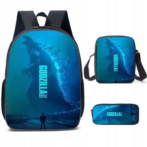  Godzilla vs. Kong SCHOOL SET BACKPACK A4 BAG PENCINER CASE