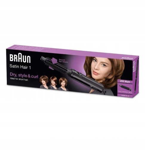  Braun Satin Hair 1 AS 110 200W curling iron hair dryer