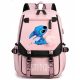  Lilo and Stitch SH school backpack with multiple compartments, black