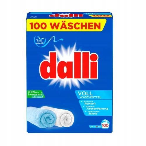  Dalli Full Wash 100 washes 6kg German white washing powder