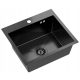  Quadron LUKE 100 single-bowl sink, black steel