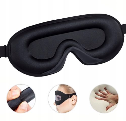  3D PREMIUM Eye Mask Headband for Sleeping on Travel