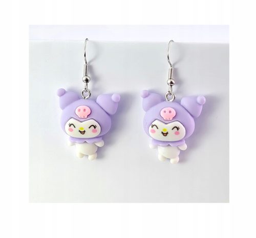  Hello Kitty Earrings Sanrio Kitty Kuromi Purple 1