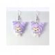  Hello Kitty Earrings Sanrio Kitty Kuromi Purple 1