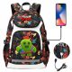  2024 NEW A4 BACKPACK Brawl Stars WATERPROOF USB PATTERN HIGH CAPACITY-8