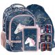 Unicorn School Backpack Set for Girls 1st to 4th Grade with Accessories