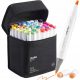  Ohuhu Y30-80400-24 Marker 48 pieces, double-sided brush and case