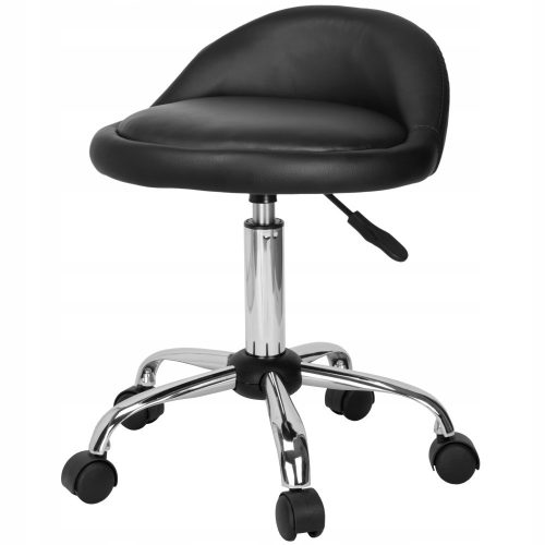  eHoker stool, black, 74.5 cm, imitation leather