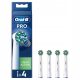  Replacement heads for electric toothbrush ORAL-B EB50 Pro CrossAction, 4 pcs