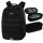 CoolPack multi-compartment school backpack, black, 27 l + CoolPack pencil case