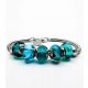  Emerald Princess Bracelet - Murano Glass Modular Jewelry