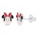  Silver earrings for girls Mickey Mouse Minnie pr.925