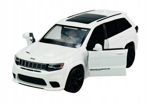  TAYUMO JEEP GRAND CHEROKEE TRACKHAWK WHITE 1:36 NEW METAL MODEL 36170211