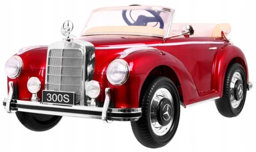  MERCEDES BENZ 300S RETRO FOR CHILDREN RED PAINT + REMOTE CONTROL + EVA + FREE